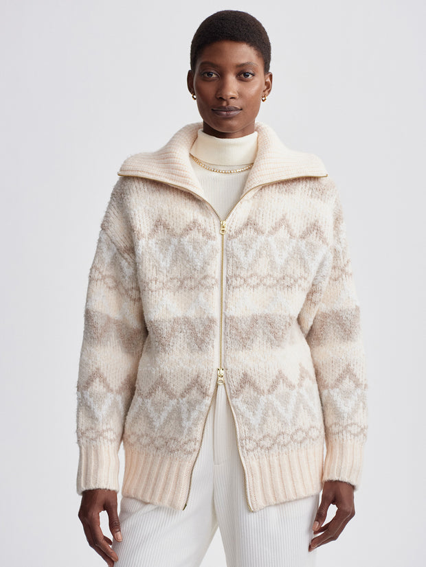 VARLEY 1670 BROOKE FAIRISLE KNIT JKT