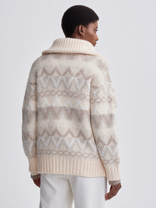 VARLEY 1670 BROOKE FAIRISLE KNIT JKT