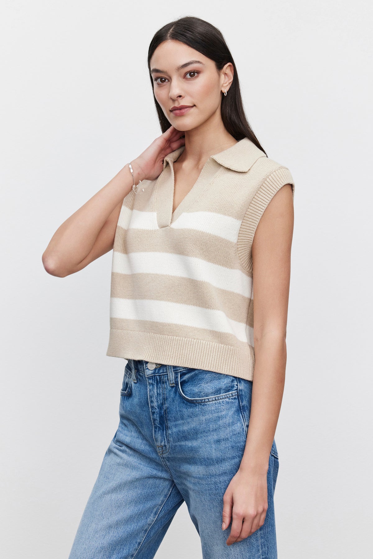 VELVET MARIETTE06 STRIPE TANK