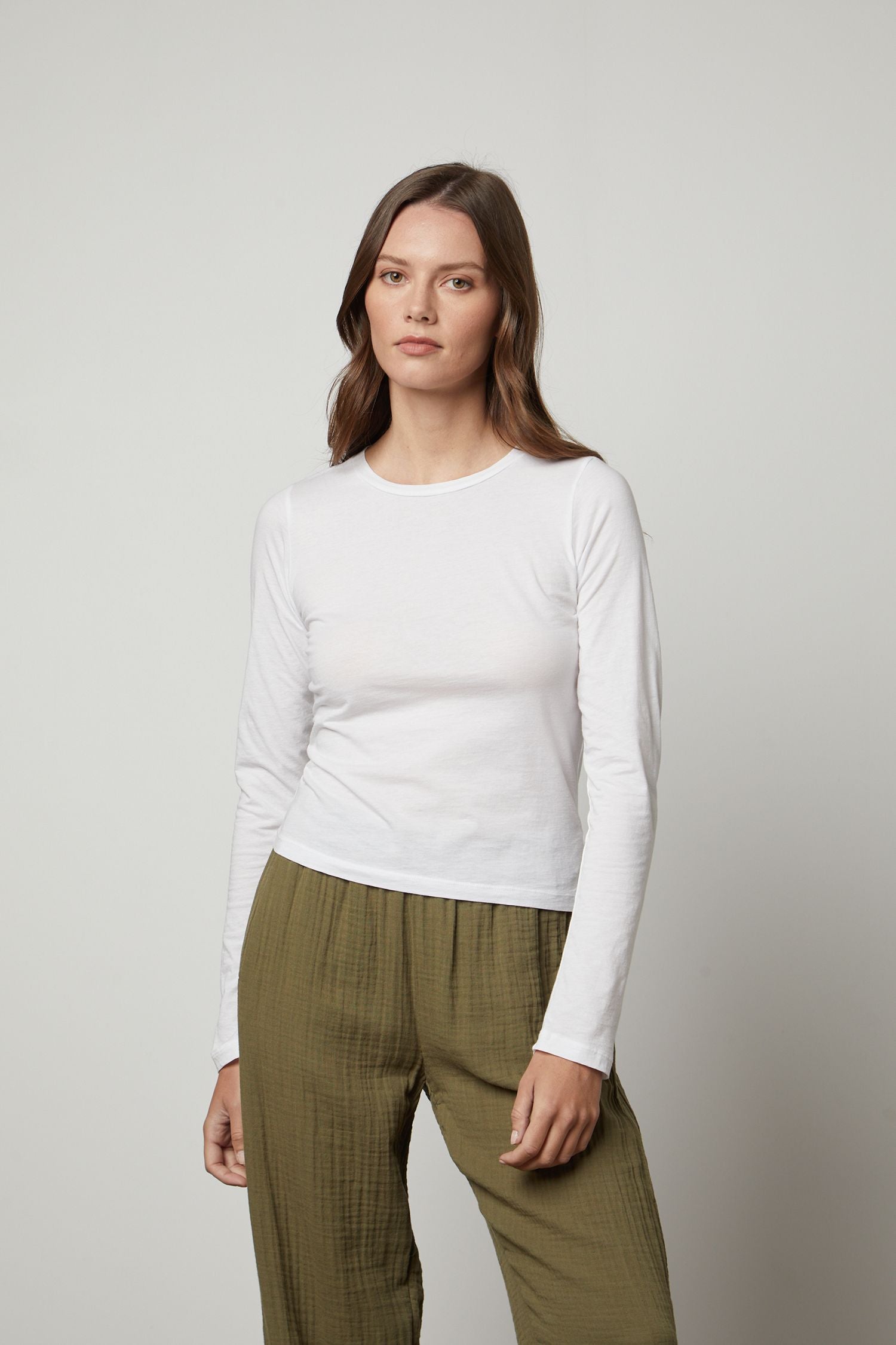 VELVET LILLIE 06 LS SHORT GAUZY WHISPER TEE