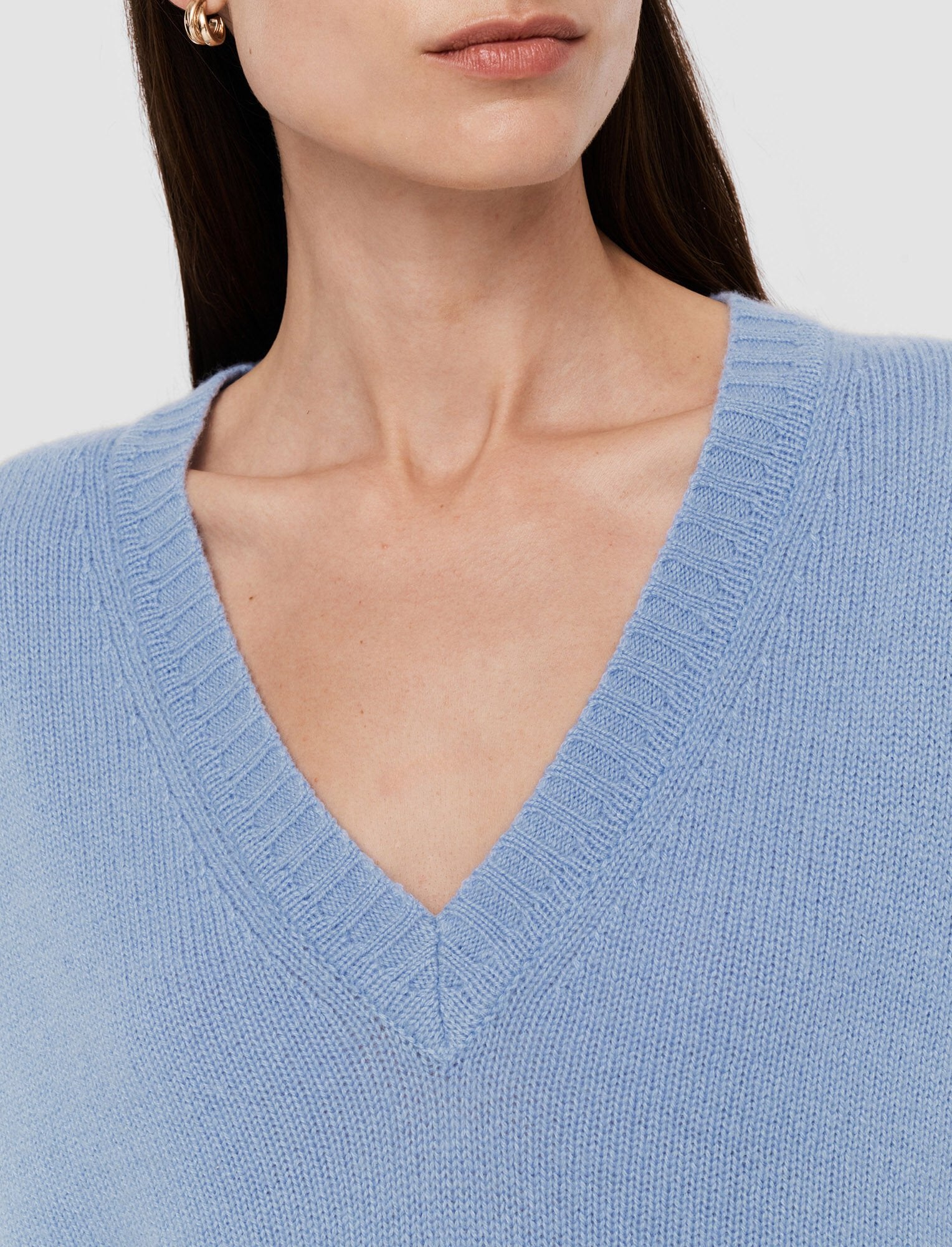 JOSEPH VEST OPEN CASHMERE TOP