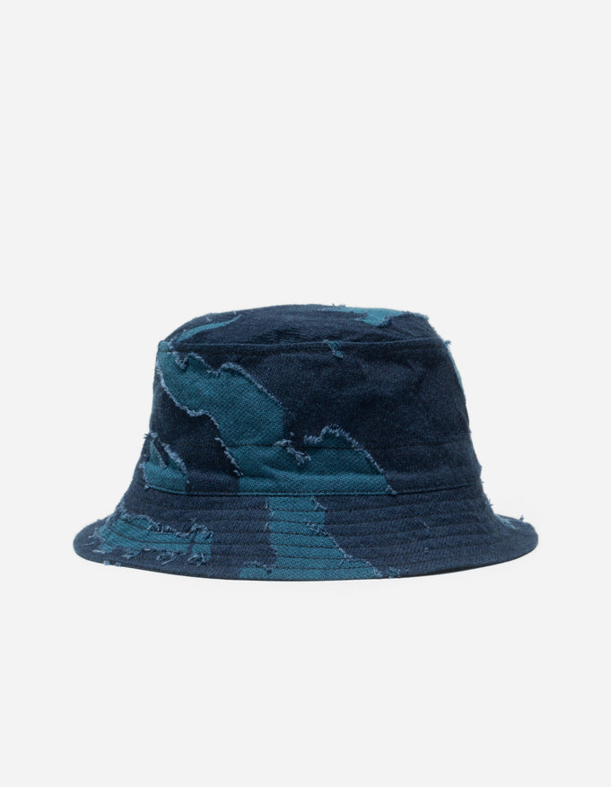 MAHARISHI 6063 INDIGO BONSAI BUCKET HAT