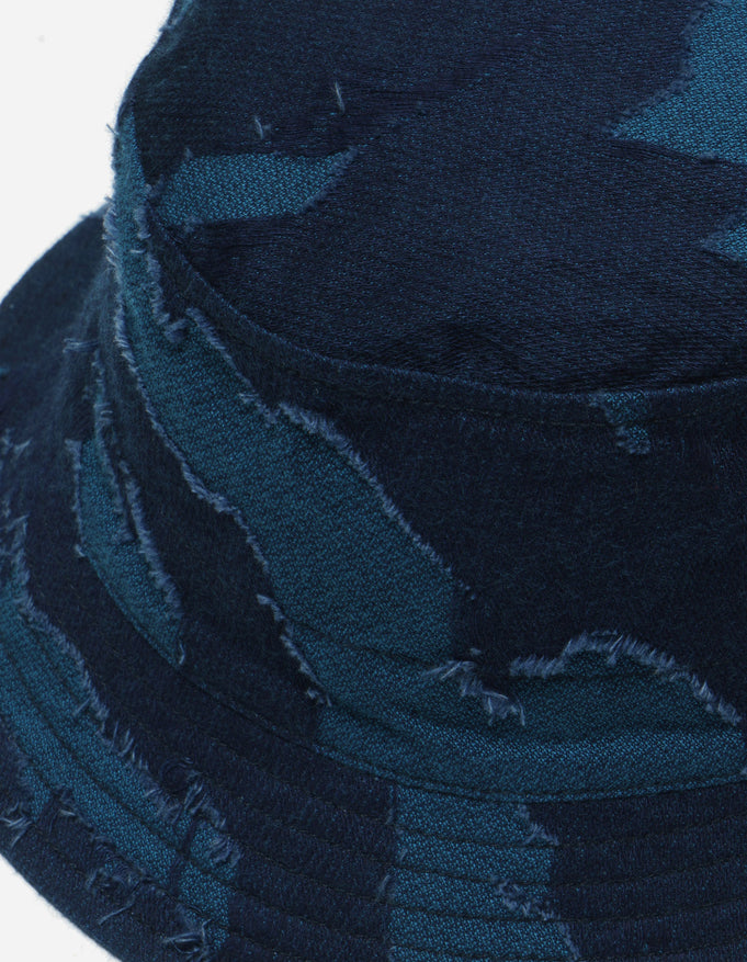 MAHARISHI 6063 INDIGO BONSAI BUCKET HAT