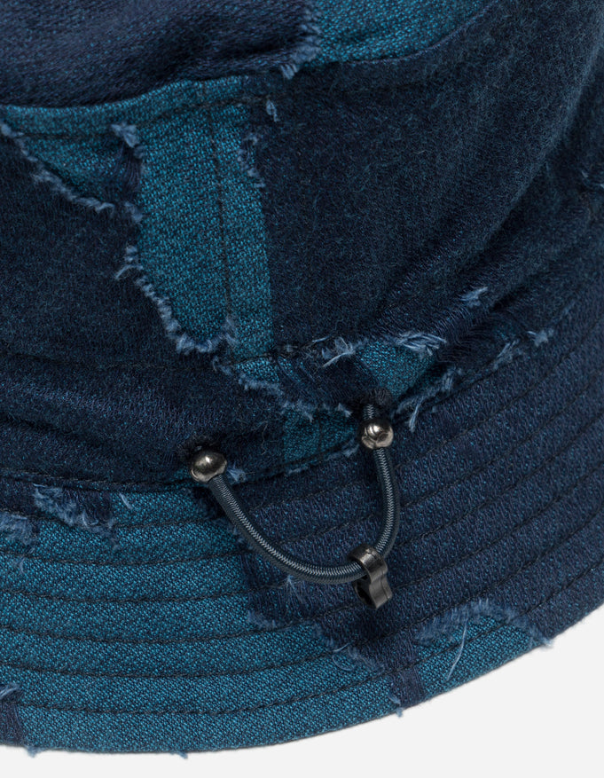MAHARISHI 6063 INDIGO BONSAI BUCKET HAT