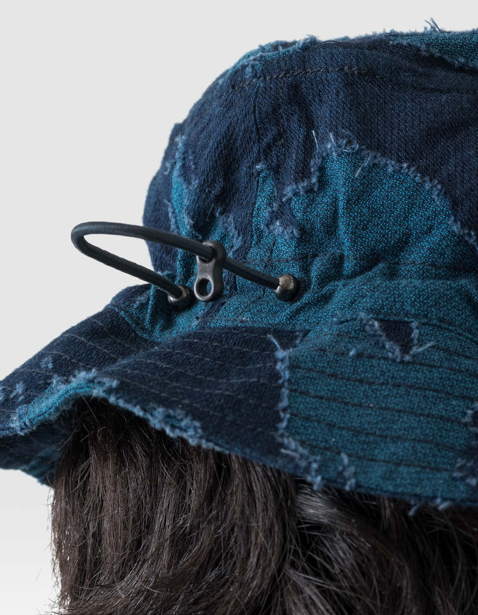 MAHARISHI 6063 INDIGO BONSAI BUCKET HAT