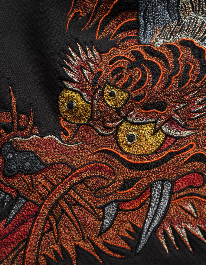 MAHARISHI 6096 TIGER DRAGON HOODIE