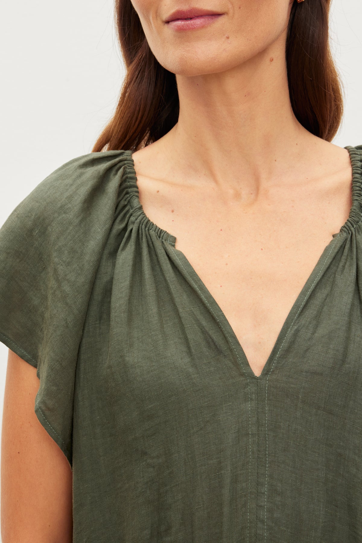 VELVET PEPPER06 LINEN DRESS