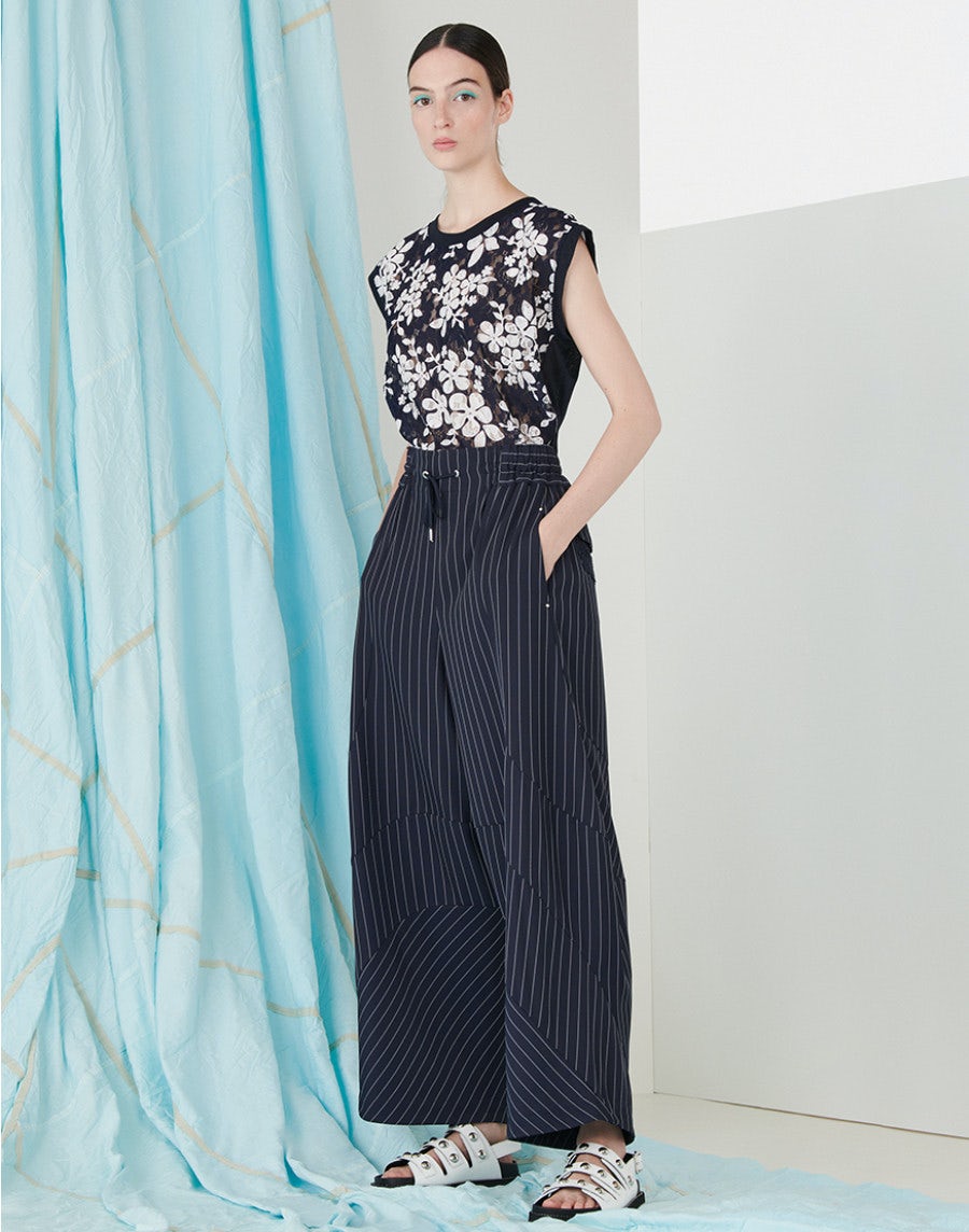 HIGH S01682 DIVERGE WIDE LEG TRS