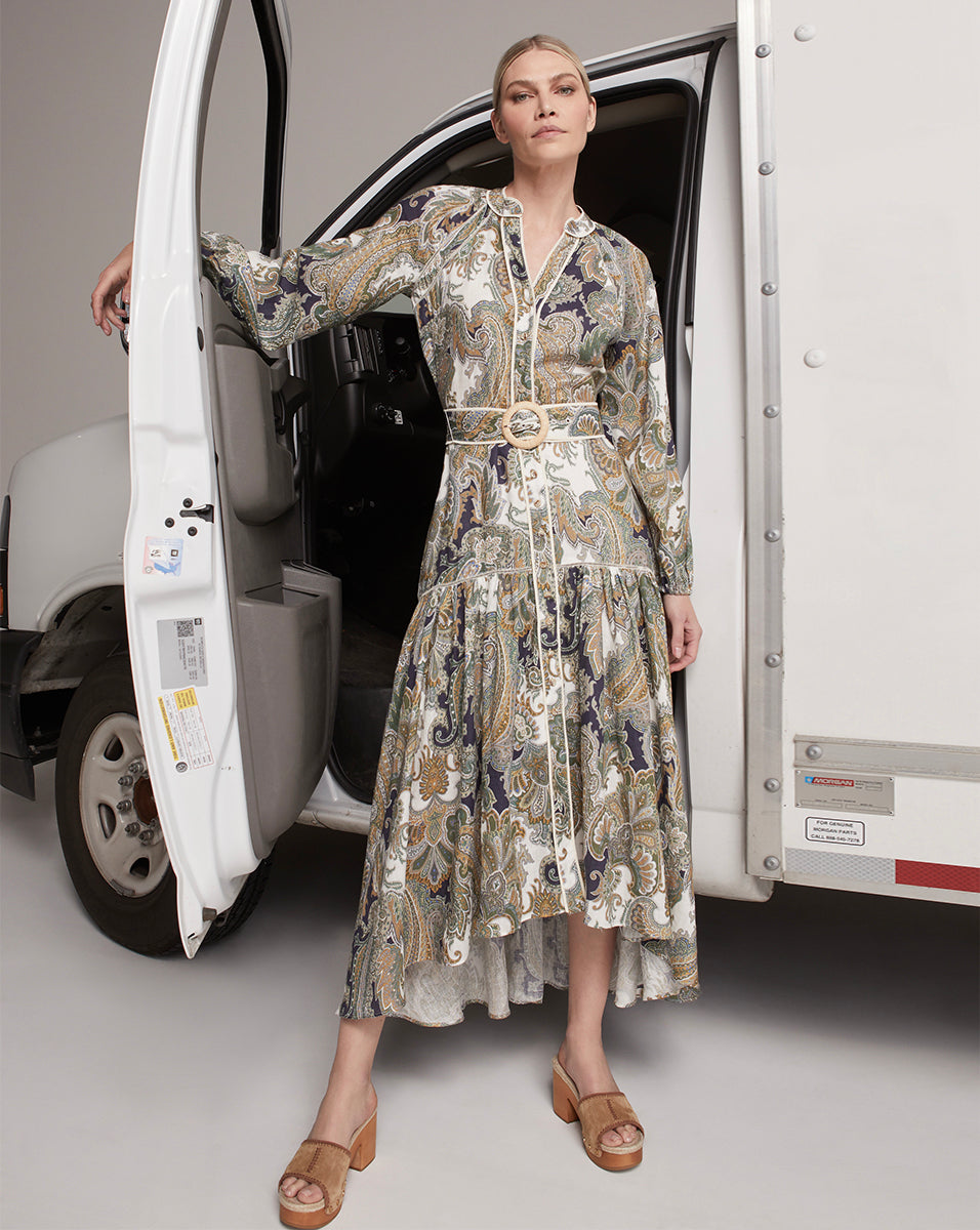 VERONICA BEARD KADAR DRESS 0493