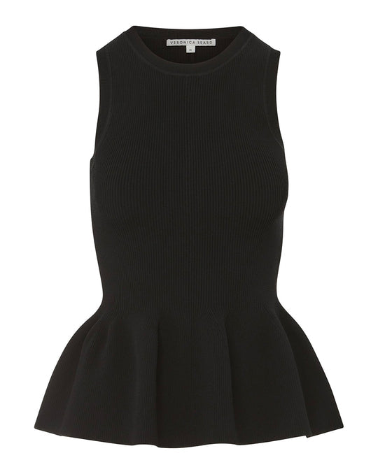 VERONICA BEARD ARAGO PEPLUM TOP