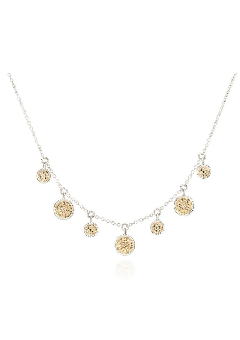 ANNA BECK 4305 MINI DISC CHARM NECKLACE