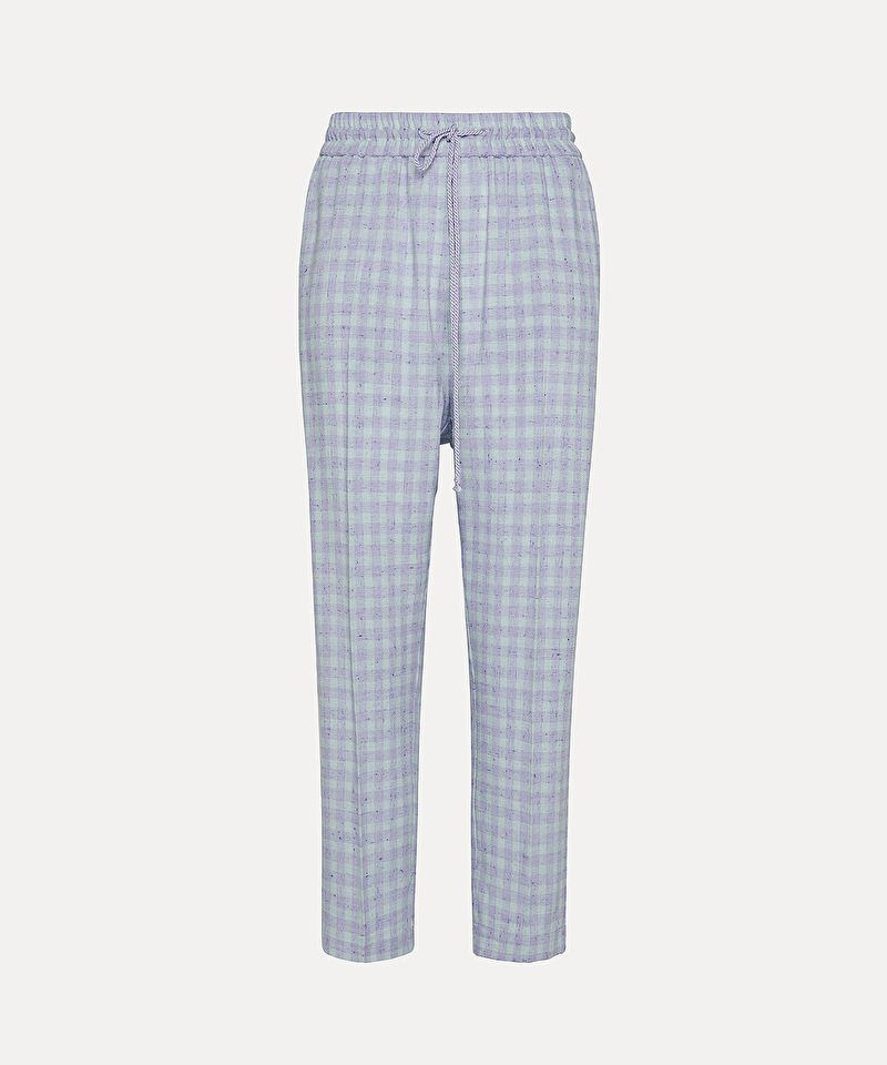 FORTE_FORTE 8823 GINGHAM PANT