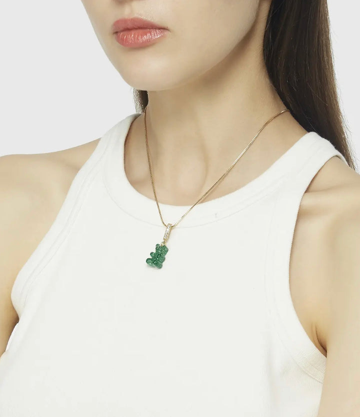 CRYSTAL HAZE NOSTALGIA BEAR PAVE CONNECTOR