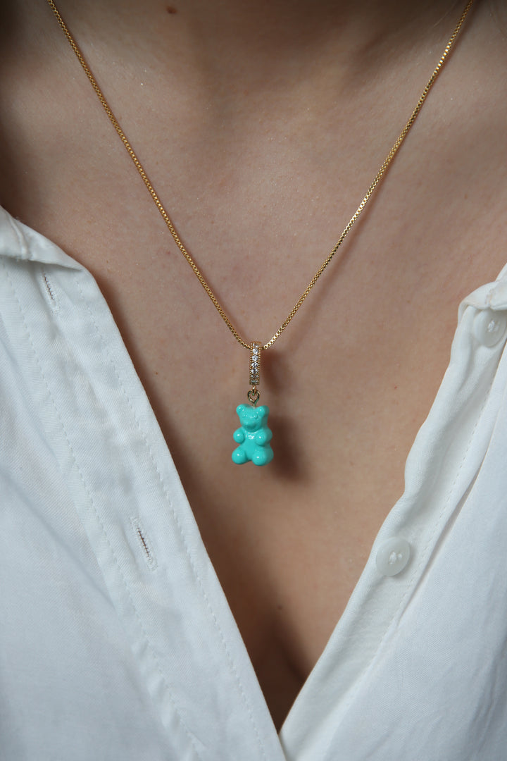 CRYSTAL HAZE NOSTALGIA BEAR PAVE CONNECTOR