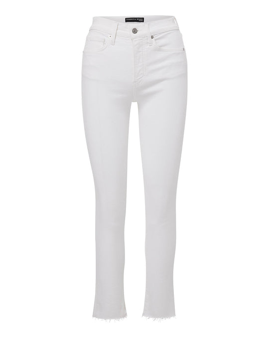 VERONICA BEARD CARLI KICK FLARE RAW HEM 0276WH